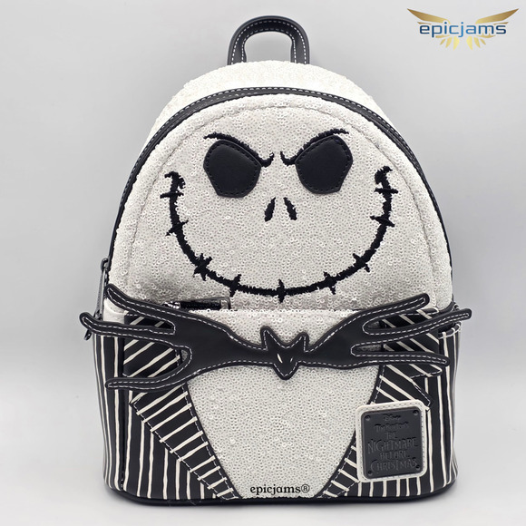 Loungefly Handbags - Loungefly Disney The Nightmare Before Christmas Jack Skellington Sequin Backpack